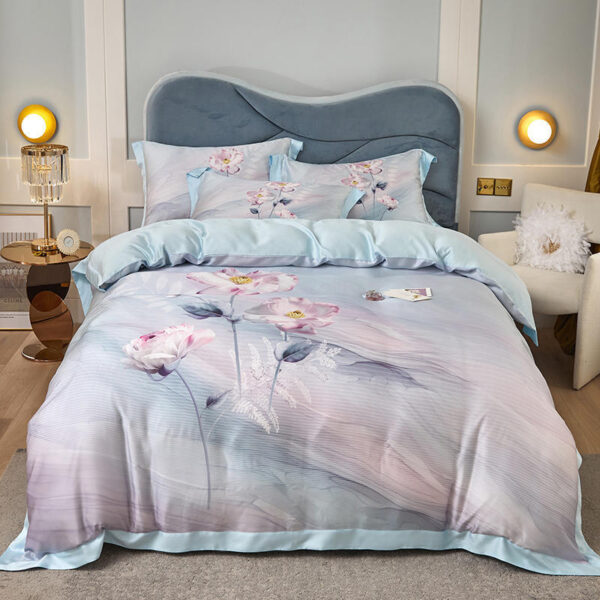 Product image for  Tencel Four-piece Large Version Series Focus On High-end Bedding Bed & Bath 5
