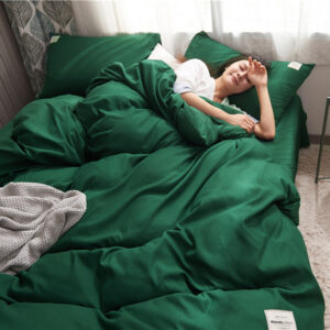 Product image for  Washed Cotton Four-piece Japanese Plaid Set Bed & Bath 20