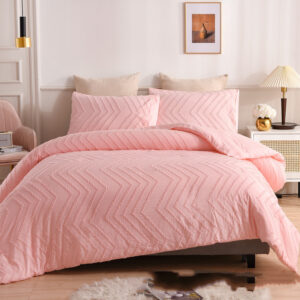 Product image for  Home Textile Kit Solid Color Multi-color Cut Flower Three-piece Set Bed & Bath 12