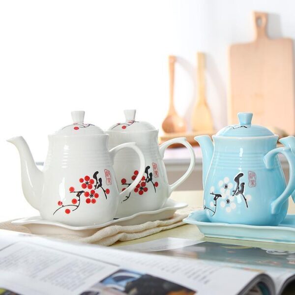 Product image for  Creative Ceramic Leak Proof Oil Pot Bottle Suit For Household Use Kitchen & Dining 4