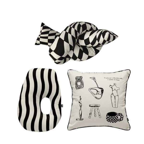 Product image for  Checkerboard Pillow Home Living Room Sofa Pillow Home Décor 5