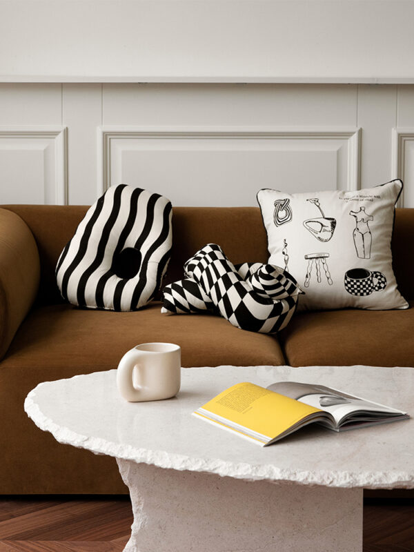Product image for  Checkerboard Pillow Home Living Room Sofa Pillow Home Décor 9