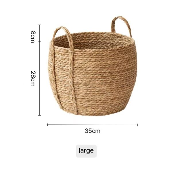 Product image for  Handmade Vine Woven Flower Basket With Handle Home Décor 9