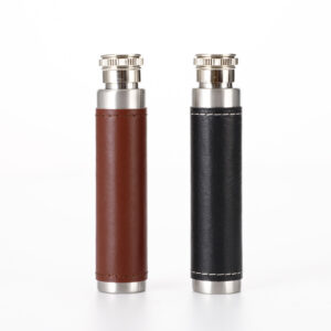 Product image for  Portable Outdoor Portable Leather Stainless Steel Wine Bottle Kitchen & Dining 15