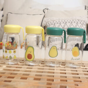 Product image for  Portable Personality Creative Avocado Glass Cup Kitchen & Dining 13