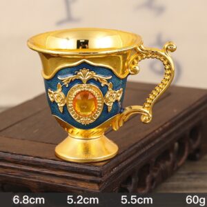 Product image for  Vintage European Style Russian Wine Glass Metal Craft Decorations Kitchen & Dining 20