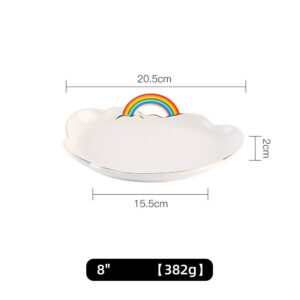 Product image for  Rainbow Ceramic Breakfast Tableware Household High Value Kitchen & Dining 22