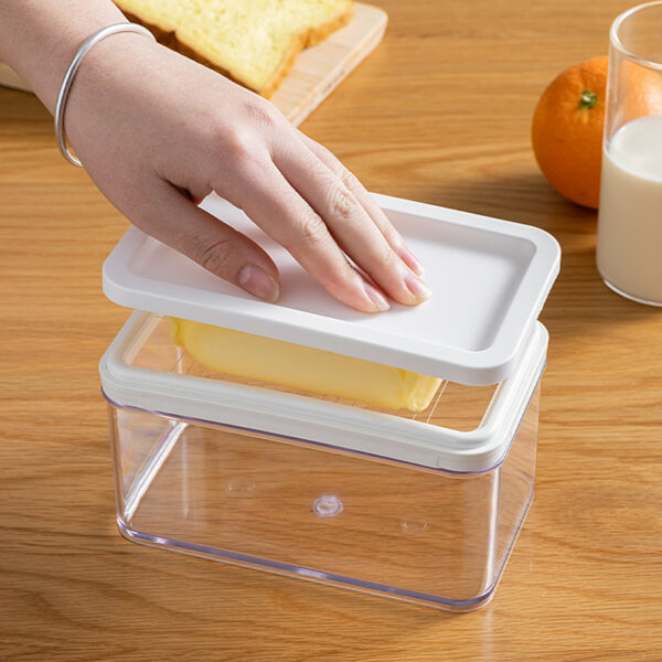Product image for  Baking Stainless Steel Butter Cutter Cheese Fresh Keeping Cheese Storage Box Kitchen & Dining 6
