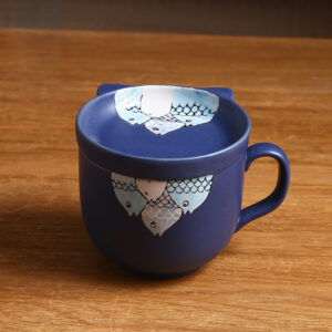 Product image for  Ceramic Cup With Lid Large Capacity, Spoon Set Gift Box Kitchen & Dining 23