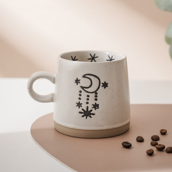 Product image for  Household Simple Stoneware Small Blue Flower Coffee Cup Kitchen & Dining 6