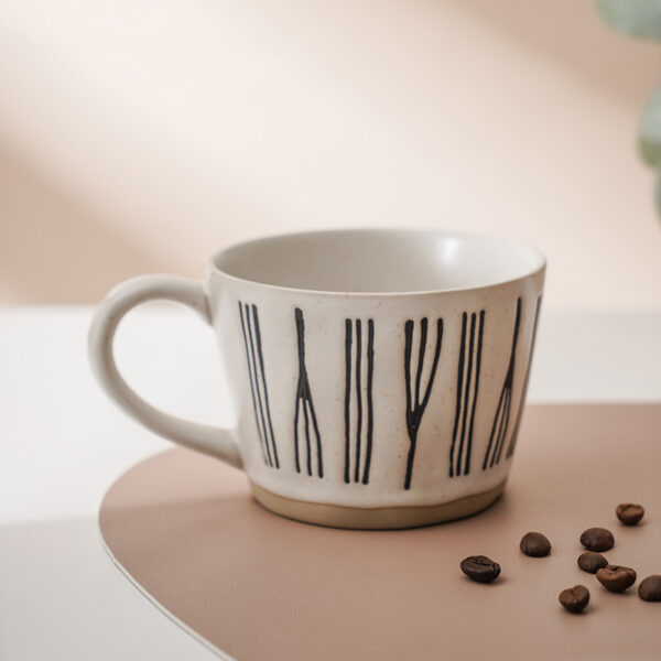 Product image for  Household Simple Stoneware Small Blue Flower Coffee Cup Kitchen & Dining 9