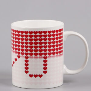 Product image for  Love ceramic color changing mug Kitchen & Dining 8