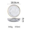 7.5 inch deep plate