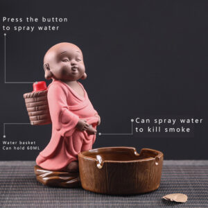 Product image for  Ceramic Ashtray Can Spray Water Smoke Extinguisher Kitchen & Dining 14