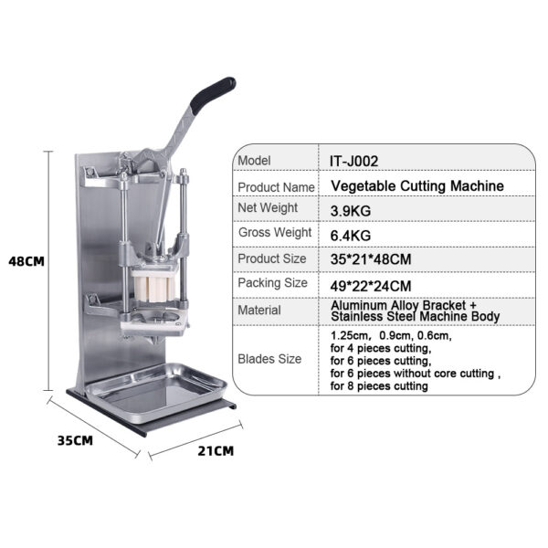 Product image for  Stainless Steel Chopping Multi-function Vegetable Cutting Machine Kitchen & Dining 10