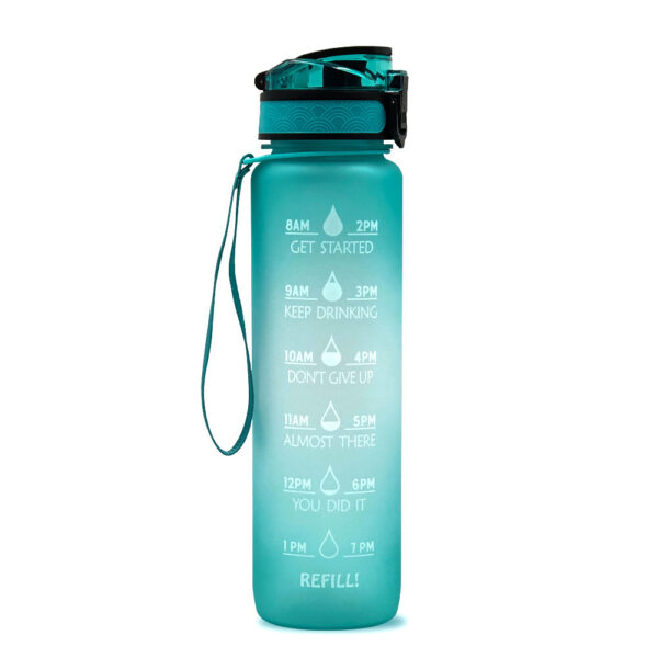 Product image for  Plastic bottle frosted gradient bouncing cup water bottle sports bottle space cup travel cup Kitchen & Dining 7