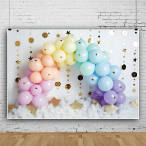 Product image for  Children’s Birthday Party Balloon Scene Photography Background Cloth Foreign Trade Cross-Border Photo Studio Shooting Background Props Wholesale Home Décor 8