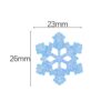 Blue Luminous Snowflake Large