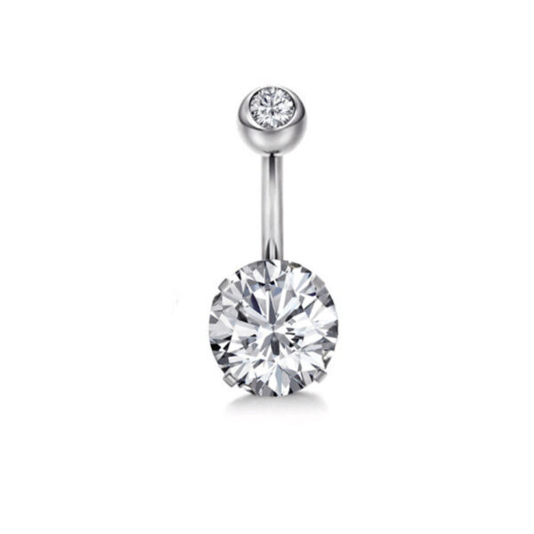 Product image for  Exquisite Short Opal Turquoise Navel Nail Zircon  Ring Home Décor 6