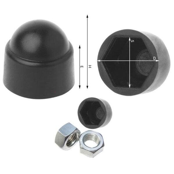 Product image for  PE Environmental Protection Plastic  Hex Screw Protective Cover Home Décor 9