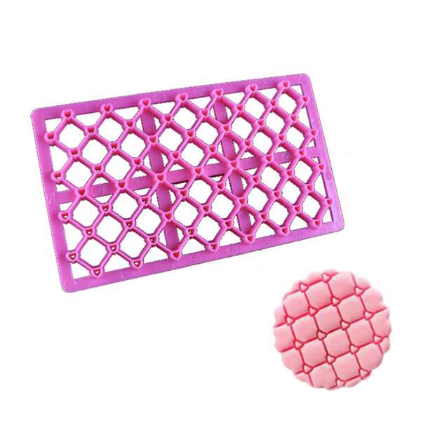 Product image for  Qu Yi Love Stencil Cake Decoration Environmental Protection Plastic Easily Removable Mold Cleaning Home Décor 4