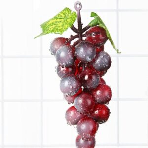 Product image for  Simulation Grape Bunch Plastic Grape Plant Fruit Model Fake Vegetable And Fruit Shop Pendant Home Décor 13