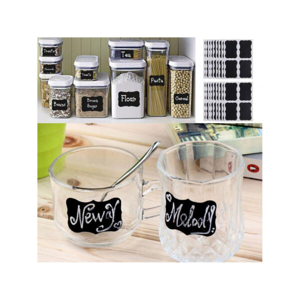 Product image for  Kitchen Blackboard PVC Sticker Label Oil And Water Proof Home Décor 4