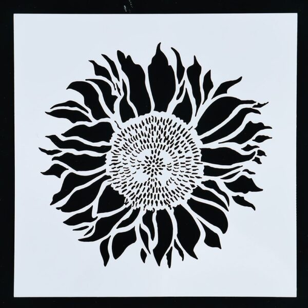 Product image for  Sunflower Stamen Cake Stencil Home Décor 6
