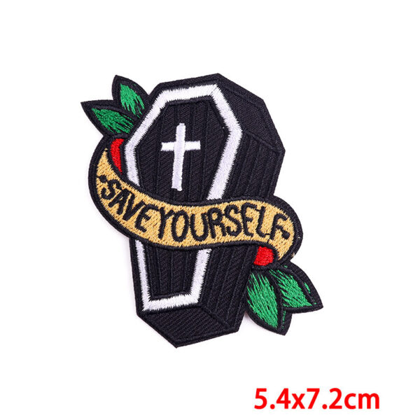 Product image for  New Punk Personalized Animal Embroidery Cloth Patch Home Décor 9