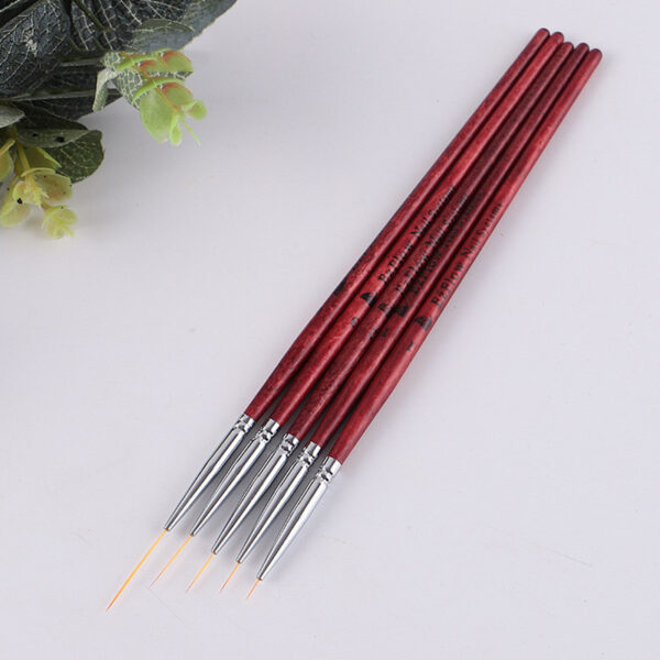 Product image for  Oil Brush Wood Nylon Hair Hook Liner Watercolor Gouache Acrylic Painting Art Tools Home Décor 4