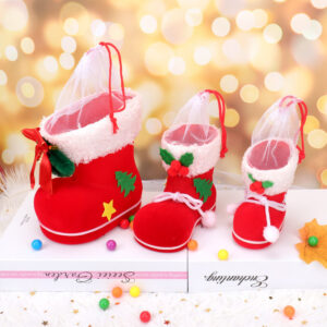 Product image for  Children’s Candy Boots Christmas Boots Candy Bag Socks Home Décor 12