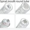 Spiral mouth round tube