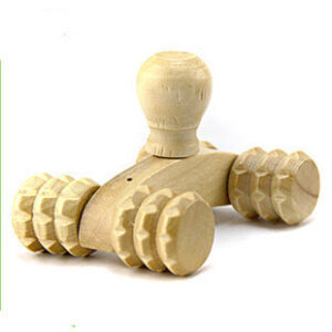 Product image for  Solid Wood Full-body Four Wheels Wooden Car Roller Home Décor 7