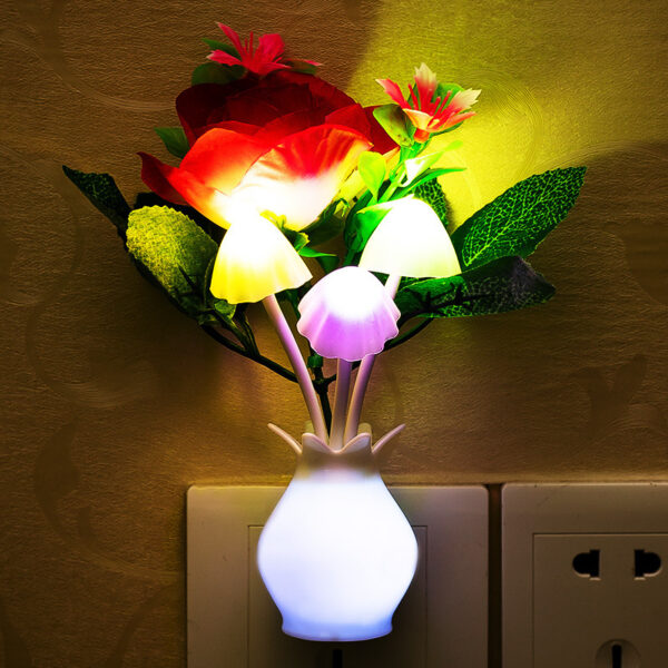 Product image for  Small Night Light Control Colorful Gradient Led Energy-saving Light Induction Mushroom Light Luminous Atmosphere Night Light Home Décor 7