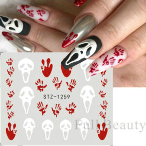 Product image for  Halloween Pumpkin Nail Sticker Watermark Sticker Home Décor 21