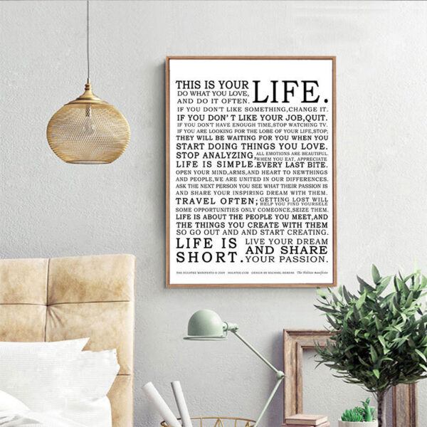 Product image for  Nordic style wall paintings Artworks 4