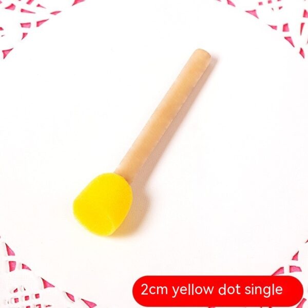 Product image for  Children’s Art Round Sponge Paint Brush Seal Tool Home Décor 6