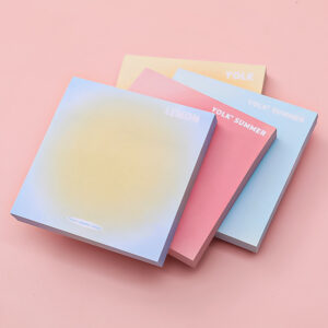 Product image for  Egg Yolk Gradient Solid Color Sticky Notes Student Home Décor 16