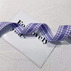 Product image for  Color Plaid Ribbon Flower Color Ribbon Decoration Braid Packaging Headdress Bow Hair Accessories Arts, Crafts & Sewing 16