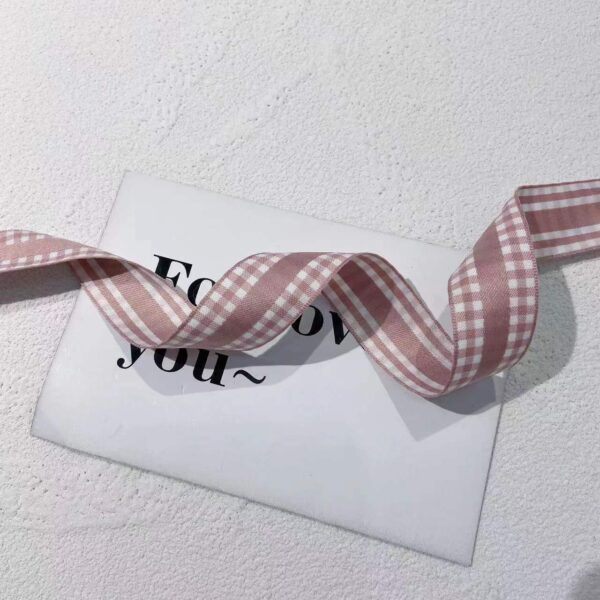 Product image for  Color Plaid Ribbon Flower Color Ribbon Decoration Braid Packaging Headdress Bow Hair Accessories Arts, Crafts & Sewing 9