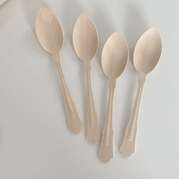Product image for  Disposable Wood Chip Tableware Environmental Protection Spoon Home Décor 8
