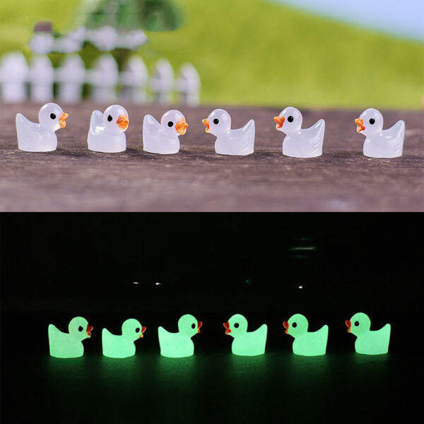 Product image for  Luminous Resin Luminous Duck Micro Landscape Furnishing Articles Ornaments 4