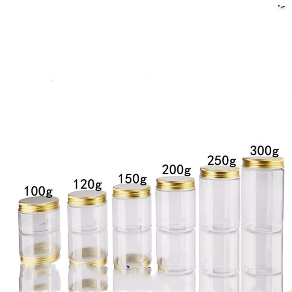 Product image for  Wholesale Food Cans PET 300g Golden Aluminum Lid Home Décor 5