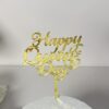 Gold acrylic