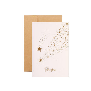Product image for  Dreamy Stars And Moon Simple Temperament Bronzing Wishing Card Home Décor 7