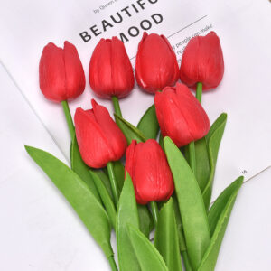 Product image for  Mini PU Plastic Tulip Artificial Flower Artificial Flower Home Décor 17