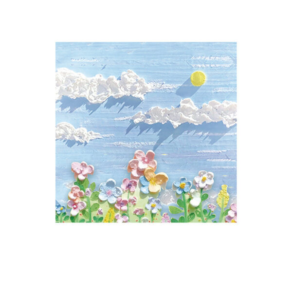 Product image for  Three-dimensional Oil Painting Can Tear Off The Guestbook Home Décor 7