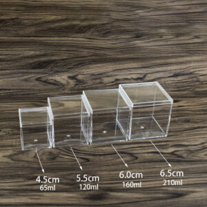 Product image for  Square High Transparent Plastic Box Home Décor 16