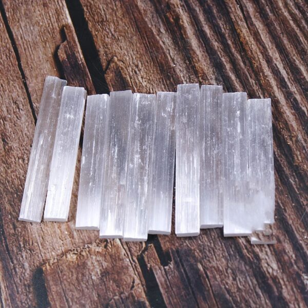 Product image for  Natural Morocco Transparent Gypsum Rod Crystal Mineral Home Décor 8