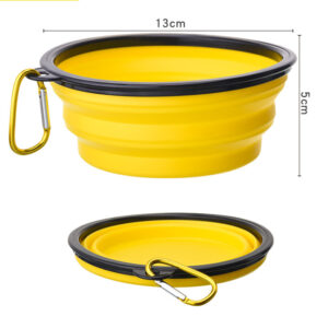 Product image for  Outdoor Portable Folding Bowl For Dogs And Cats With Keychain Home Décor 19